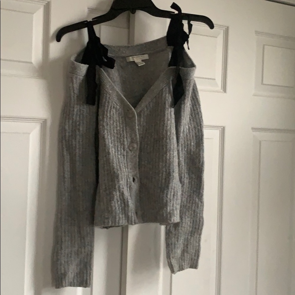 Forever 21 off shoulder cardigan